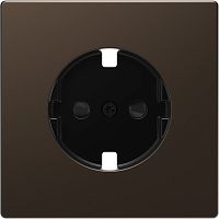 Лицевая панель Schneider Electric Merten D-Life для 1-м. розетки 220Вт мокко картинка